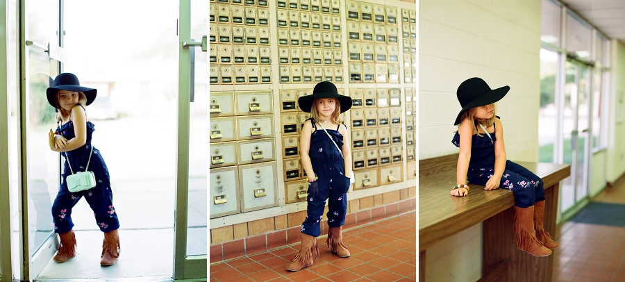 Fun shoot in a retro post office.