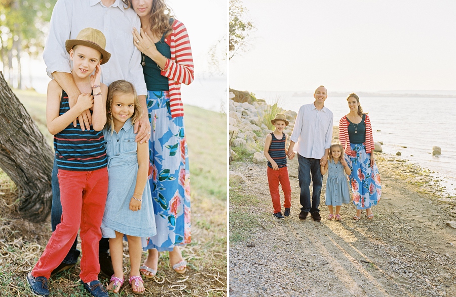 Grand Prairie family session on film.