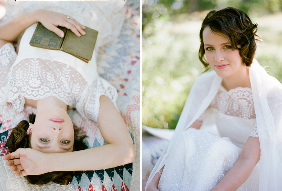 Dallas wedding photographer Jenny McCann outdoor bridal portraits.