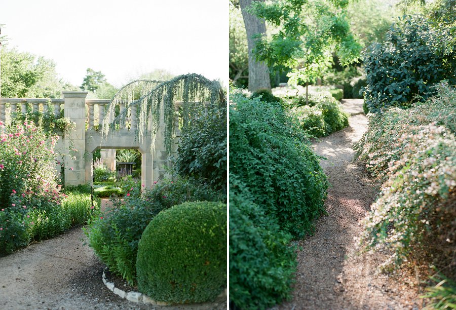 Woman's garden near the poetry garden wedding.