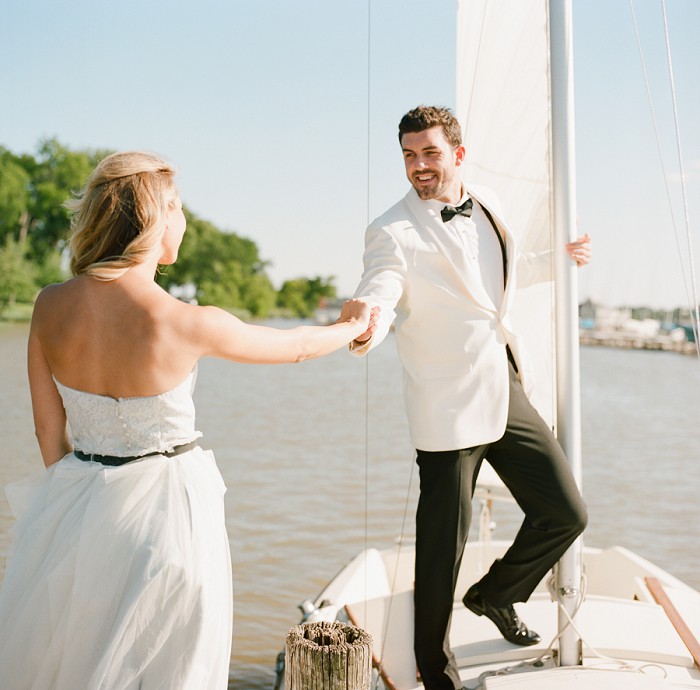 White rock wedding by Dallas photographer Jenny McCann.