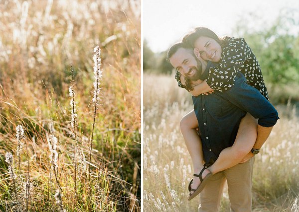 Outdoor casual engagement session in Dallas Texas.